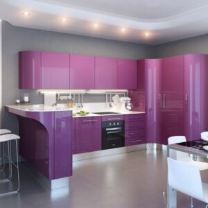 Кухня фиолетовая fo-73