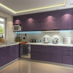 Кухня фиолетовая fo-74