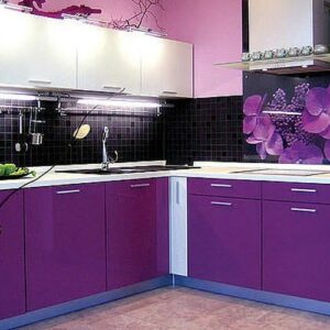 Кухня фиолетовая fo-75