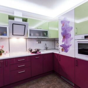 Кухня фиолетовая fo-77