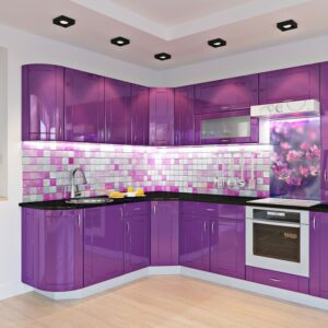 Кухня фиолетовая fo-79